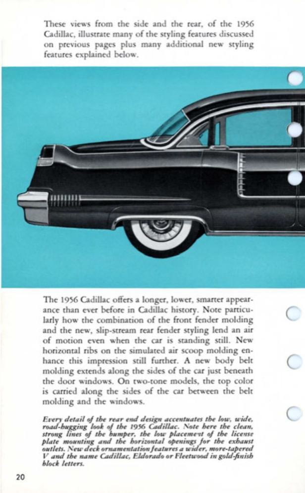1956 Cadillac Salesmans Data Book Page 71